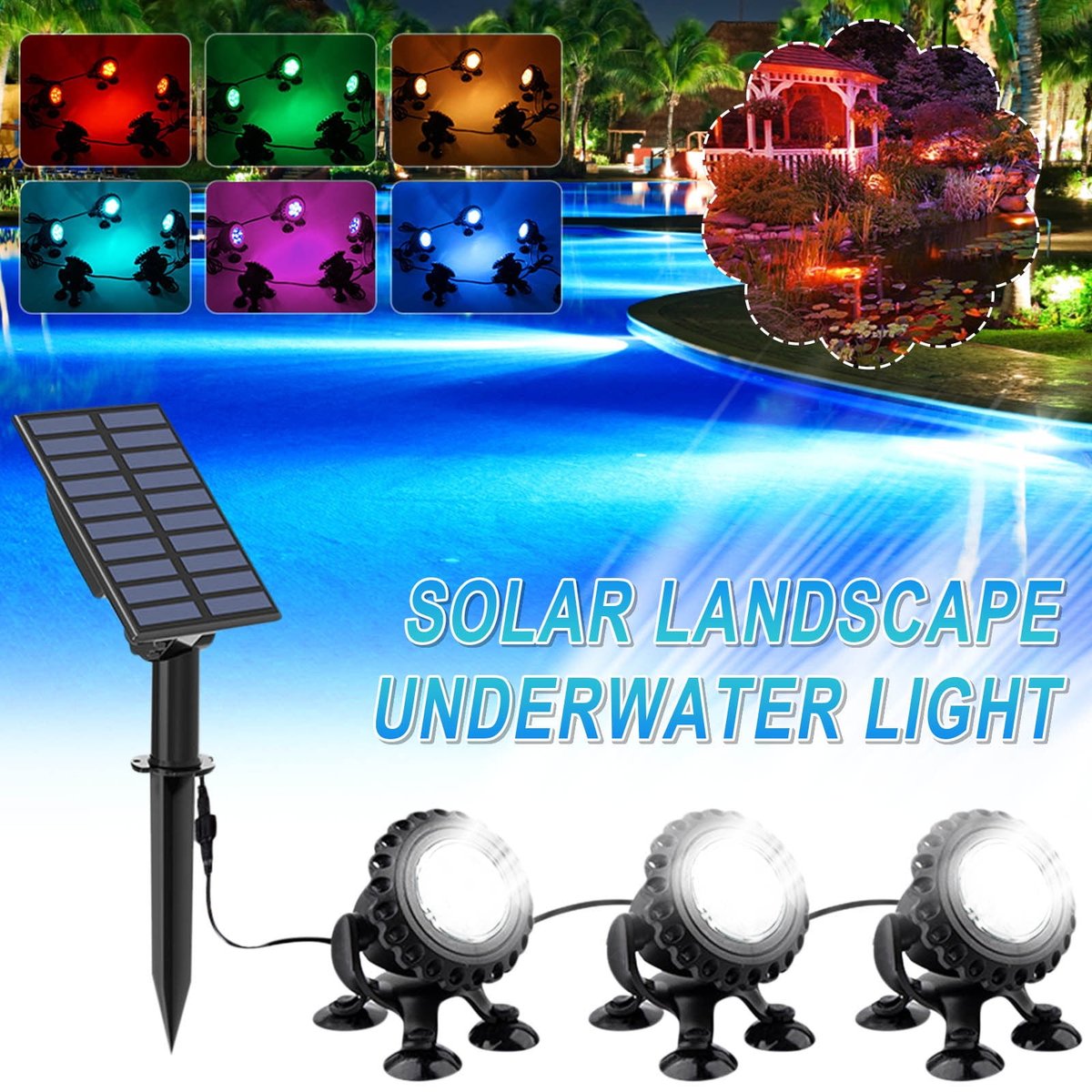 Đèn LED âm nước hồ cá (Underwater Lighting)