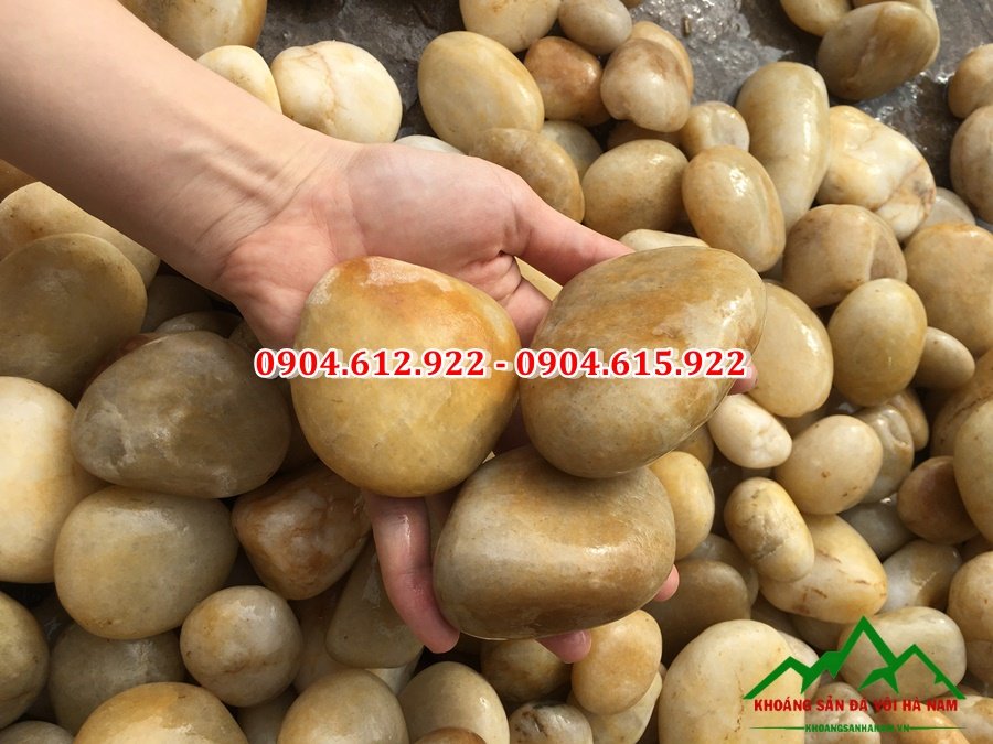 Sỏi cuội vàng nhạt