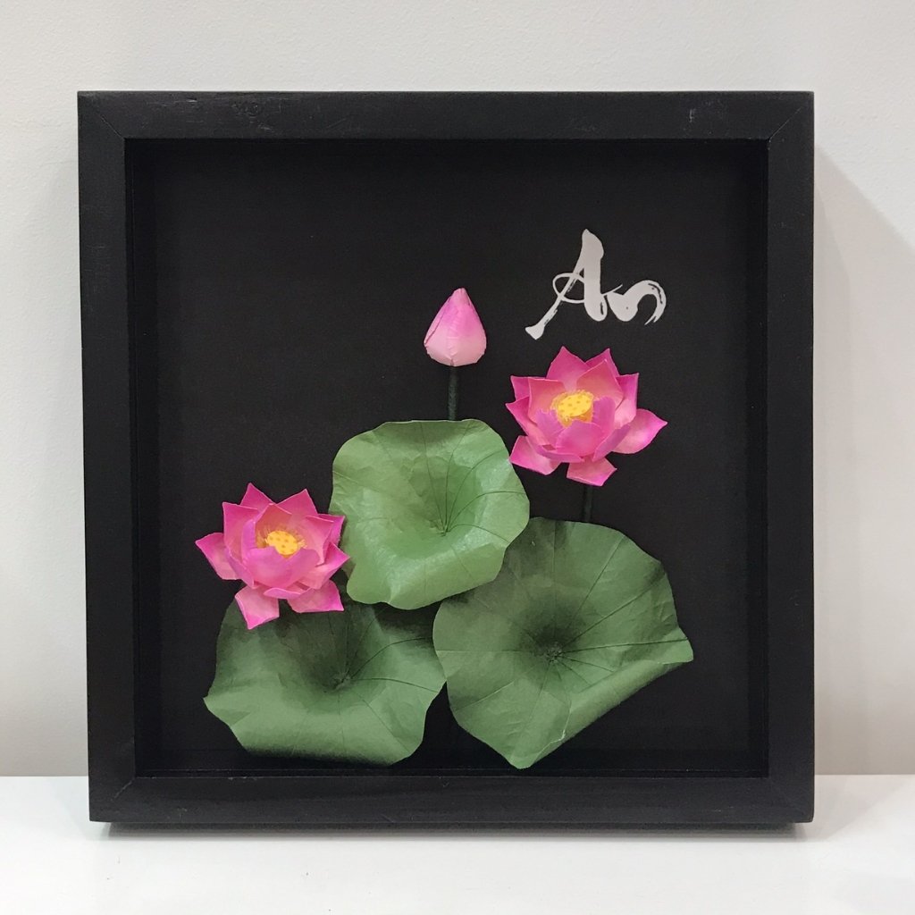 Tranh Zen giấy xủi (80x60cm)